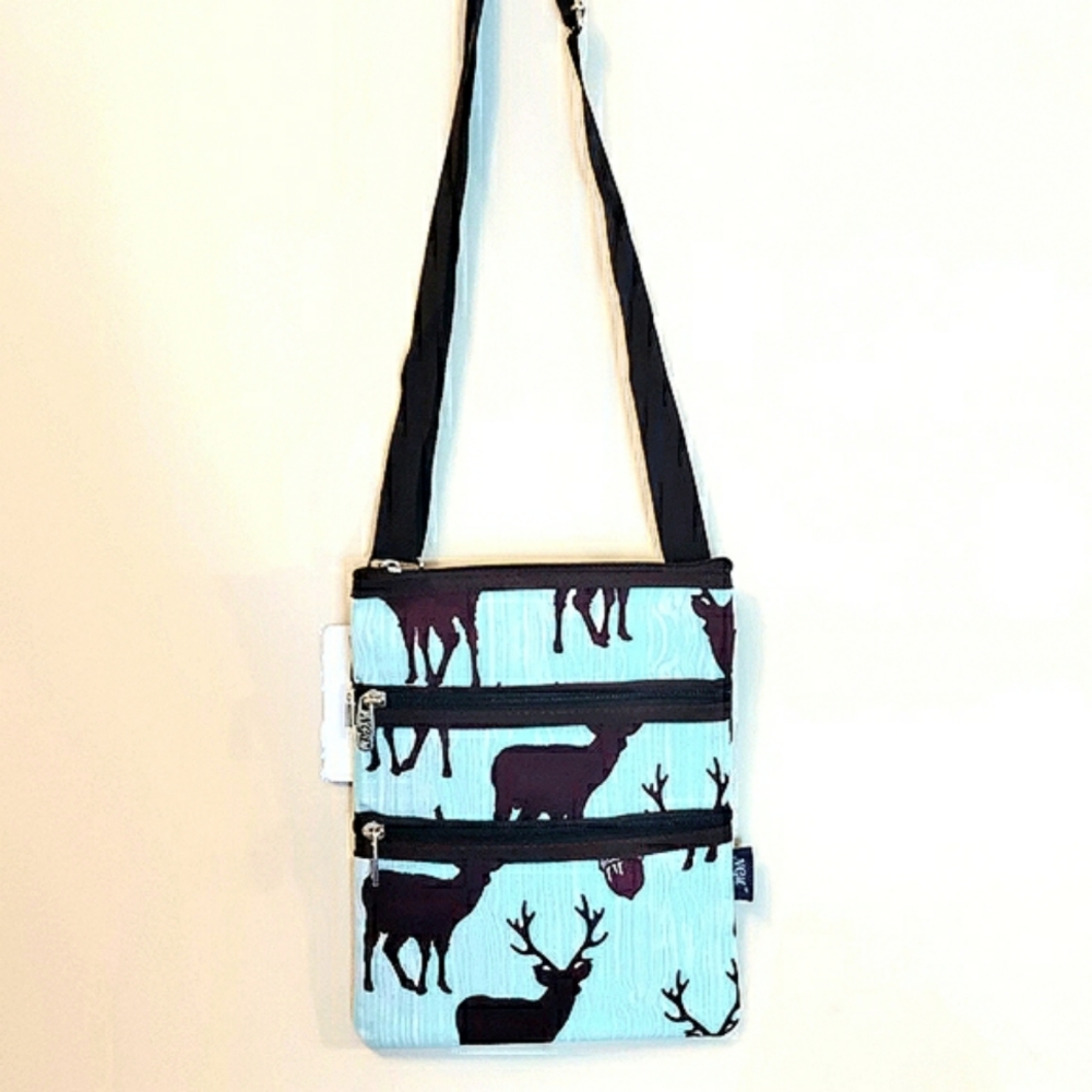 NEW N Gil Crossbody Print Purse